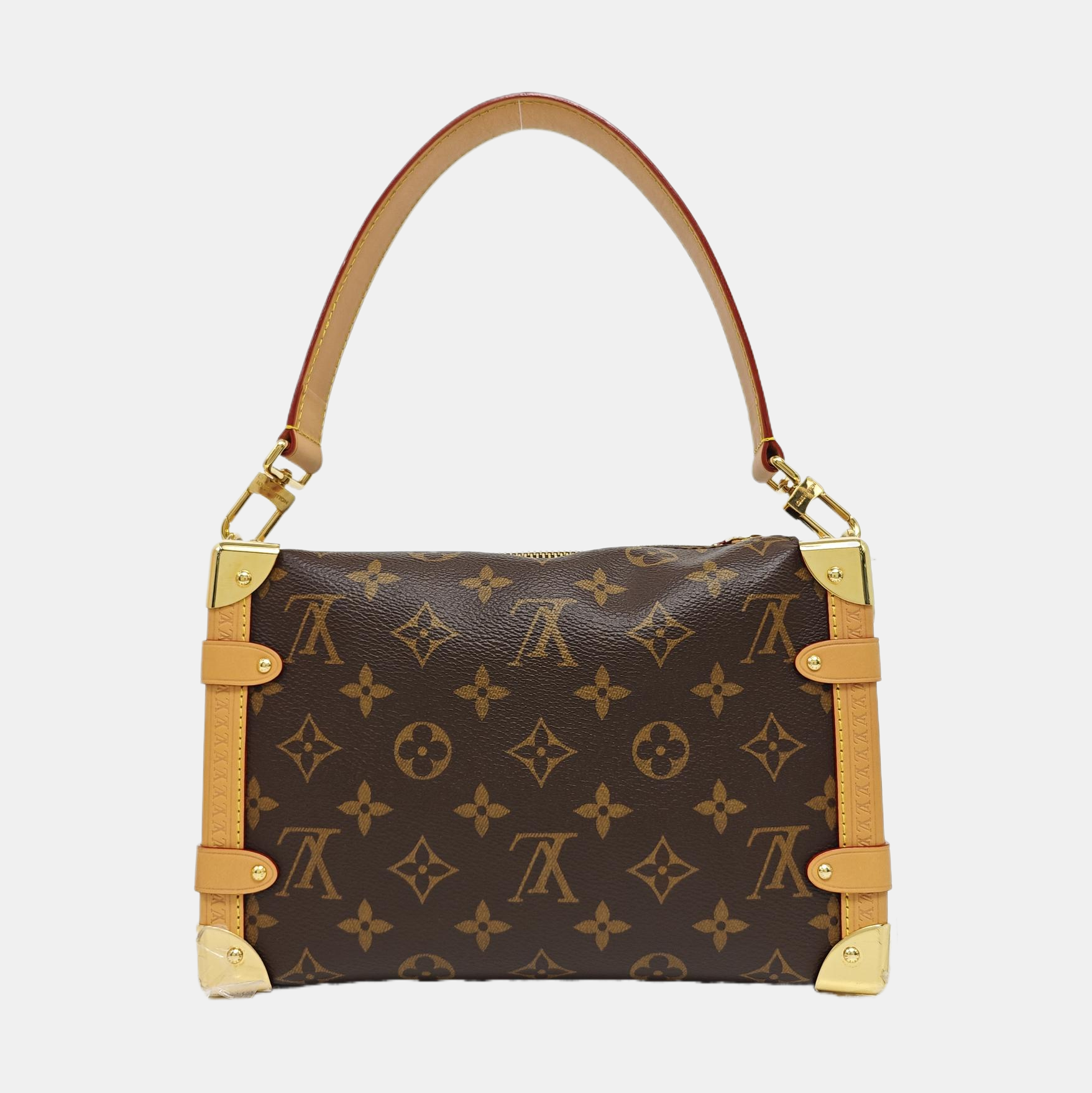 SIDE TRUNK MM Monogram Coated Canvas Brown