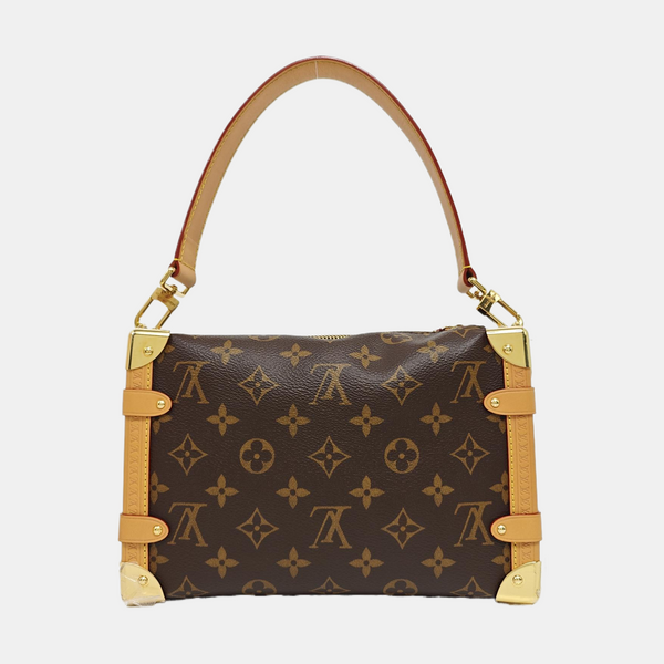 SIDE TRUNK MM Monogram Coated Canvas Brown