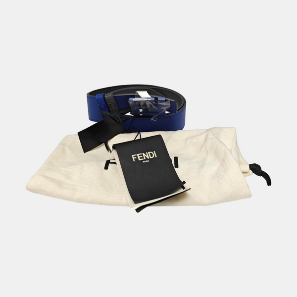 Leather Belt Blue
