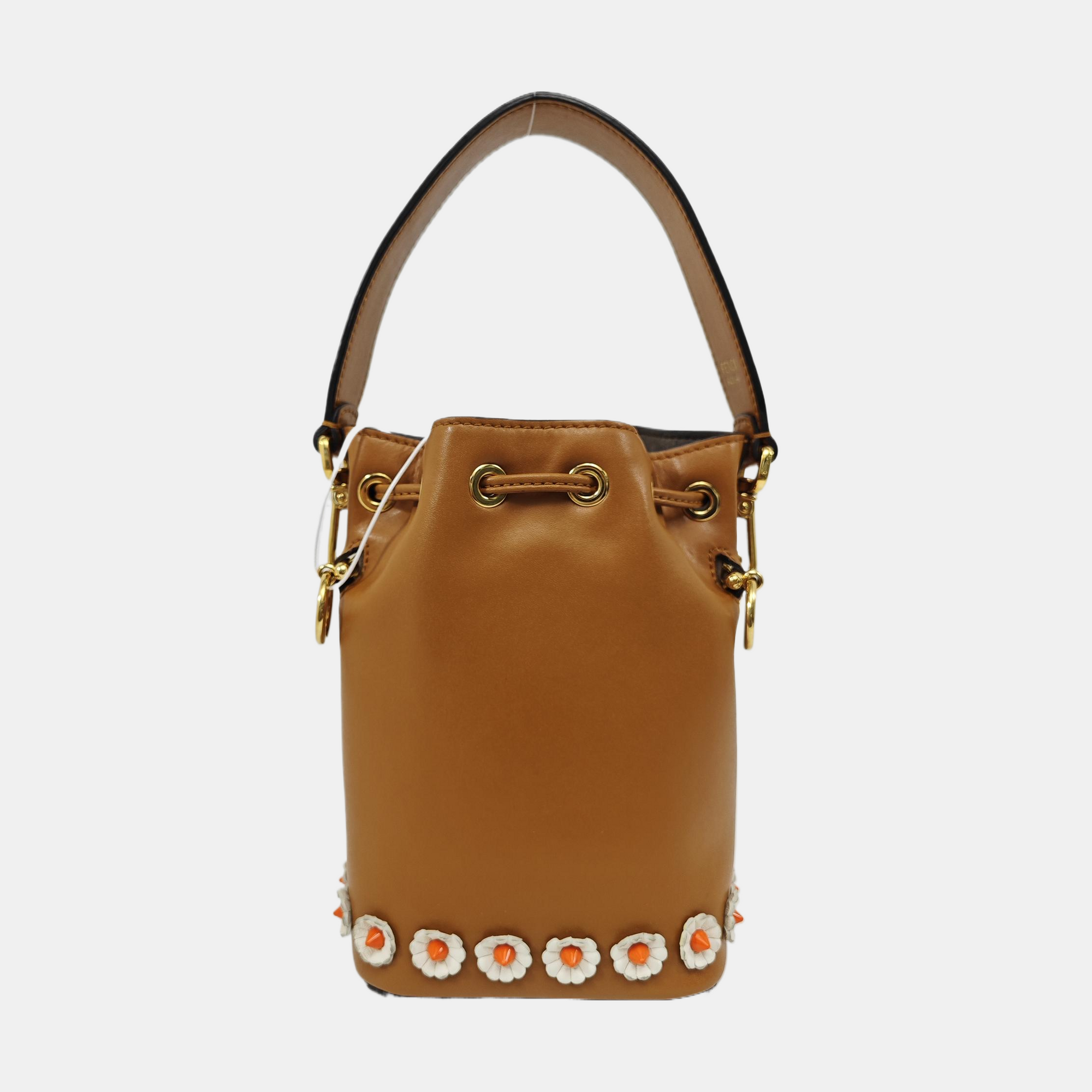 Mon Tresor Mini Calfskin Brown