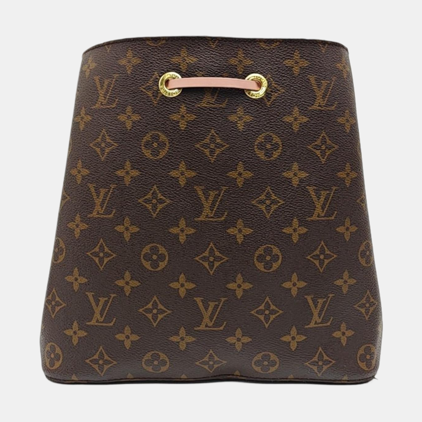 NÉONOÉ MM Monogram Coated Canvas Brown