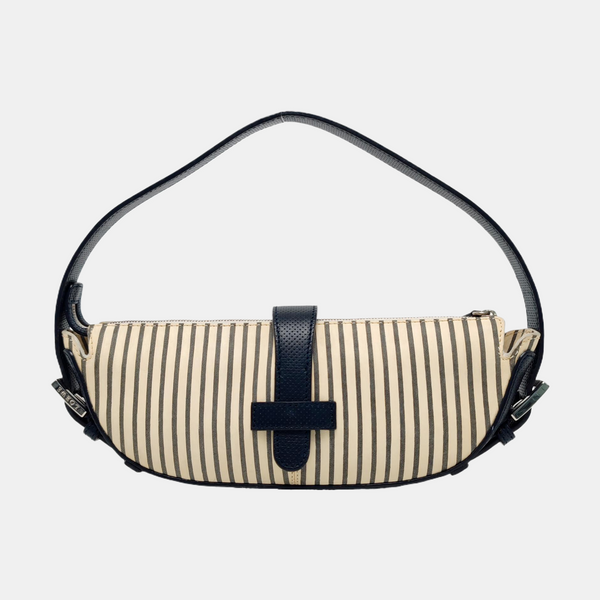 Calfskin Top Handle Bag Beige
