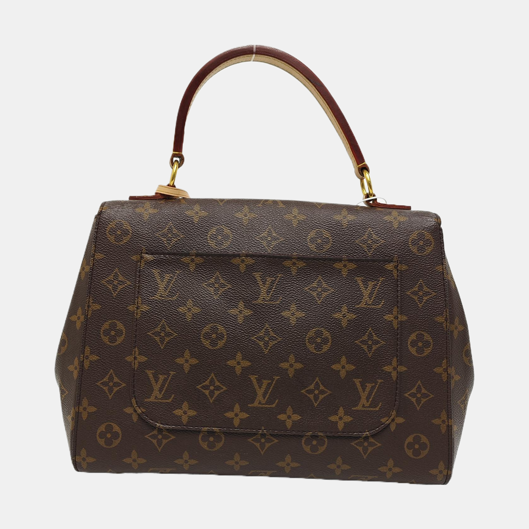 CLUNY MM Monogram Coated Canvas Brown