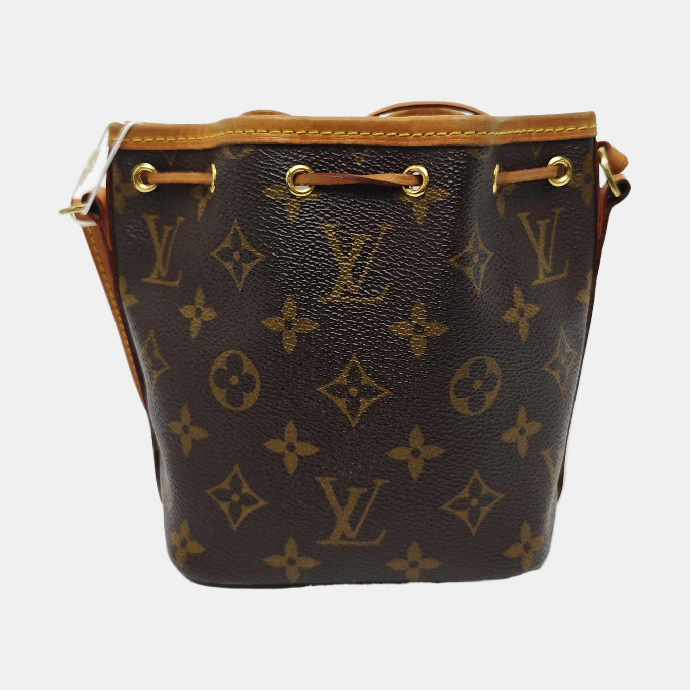 NÉONOÉ Nano Monogram Coated Canvas Brown