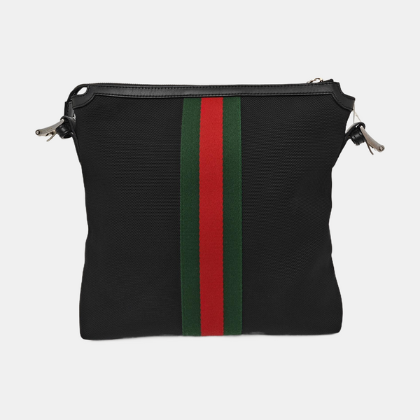 Fabric Shoulder Bag Black