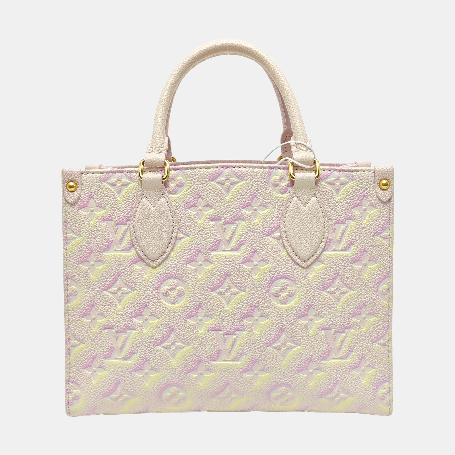 ONTHEGO PM Monogram Calfskin Pink
