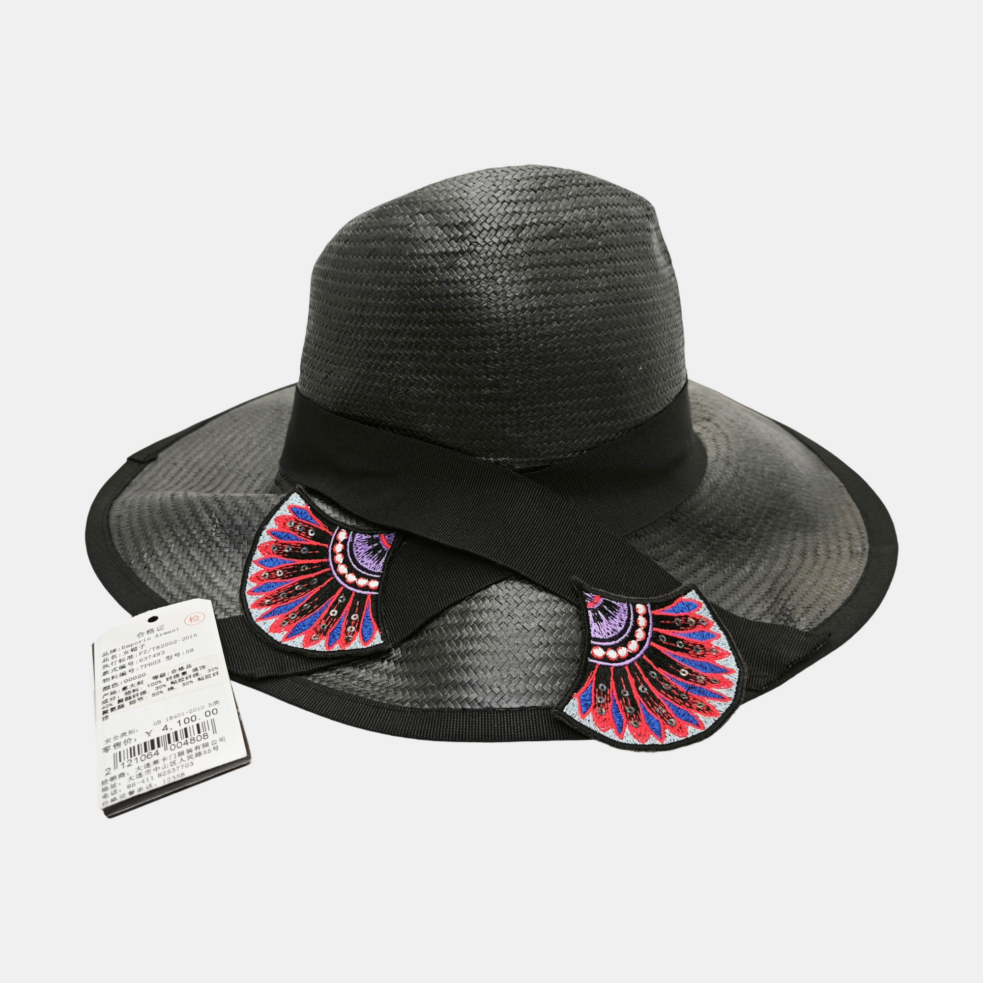 Polyester Hat Black