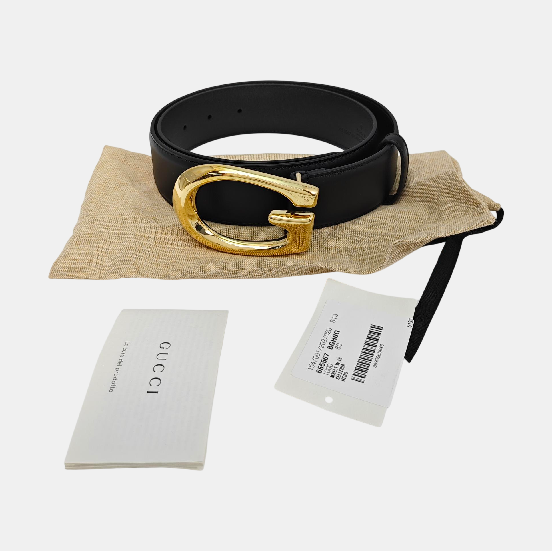 Leather Belt Black