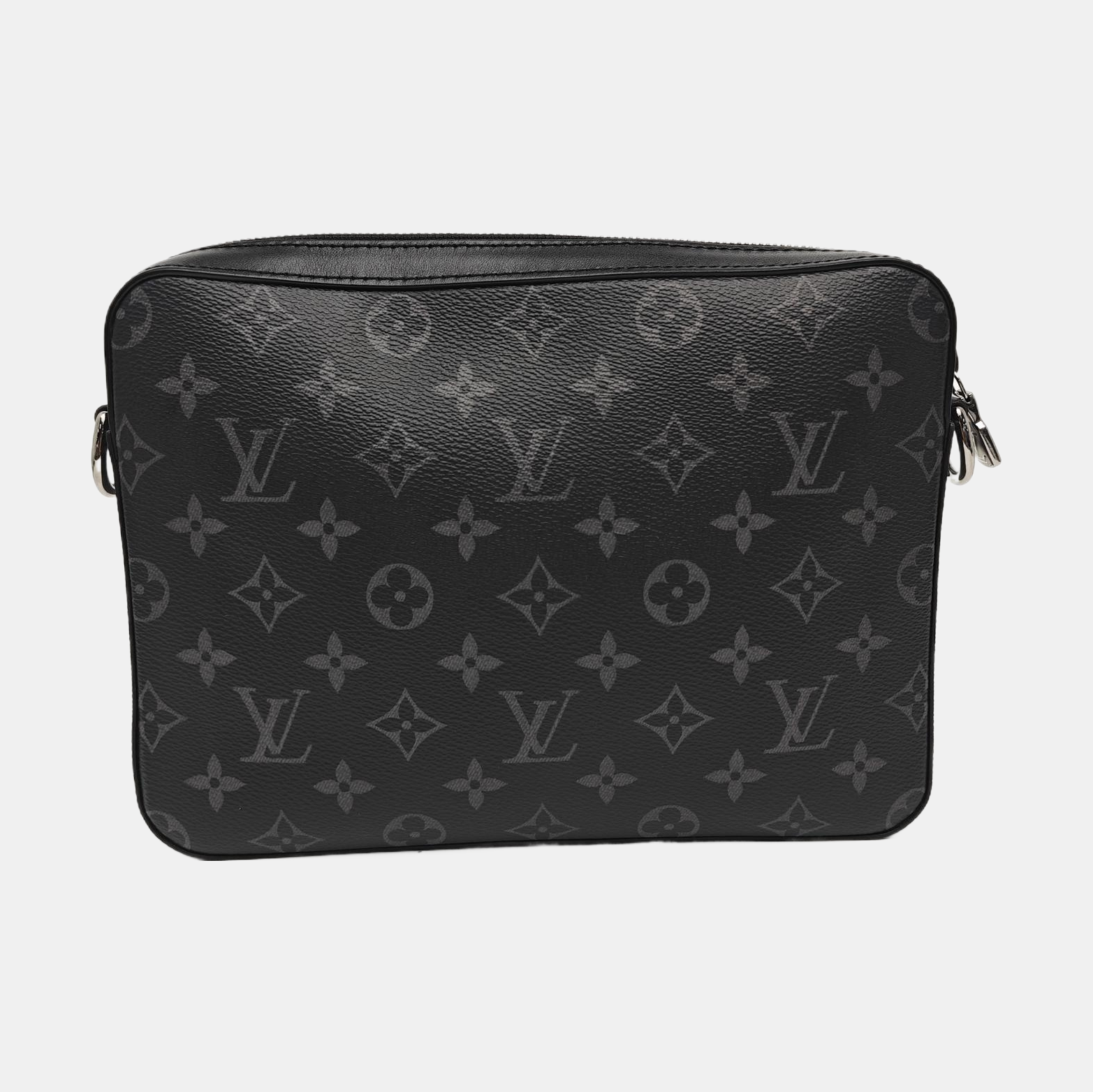 TRIO Monogram Coated Canvas Gray