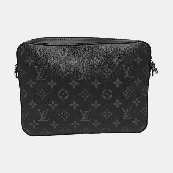 TRIO Monogram Coated Canvas Gray