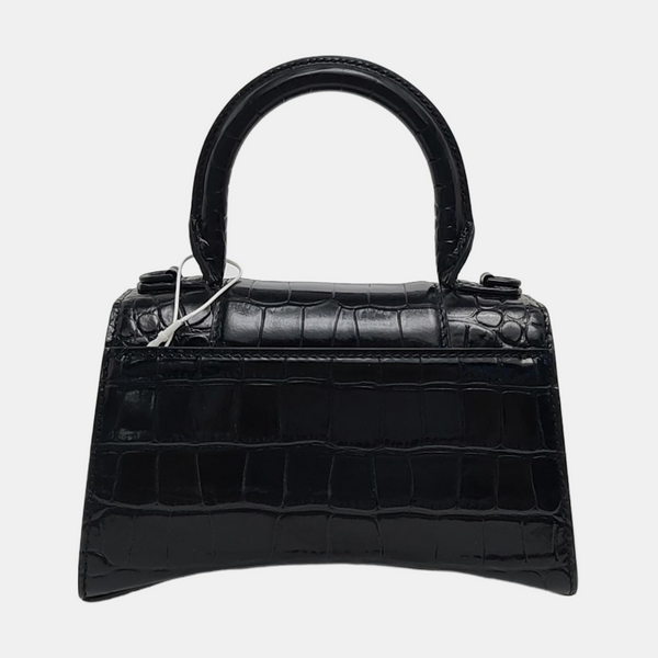 Hourglass Small Calfskin Black