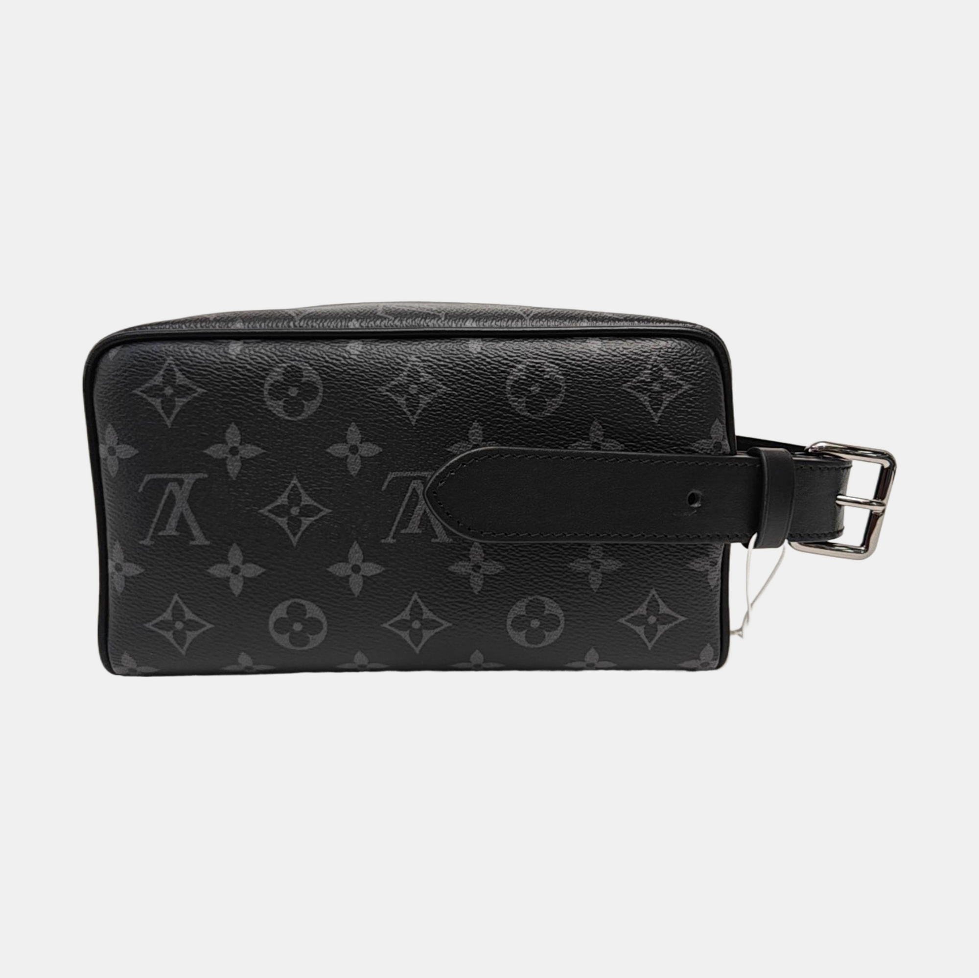 DOPP Monogram Coated Canvas Black