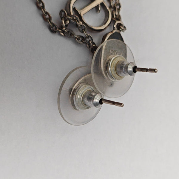Metal Silver Stud Earrings