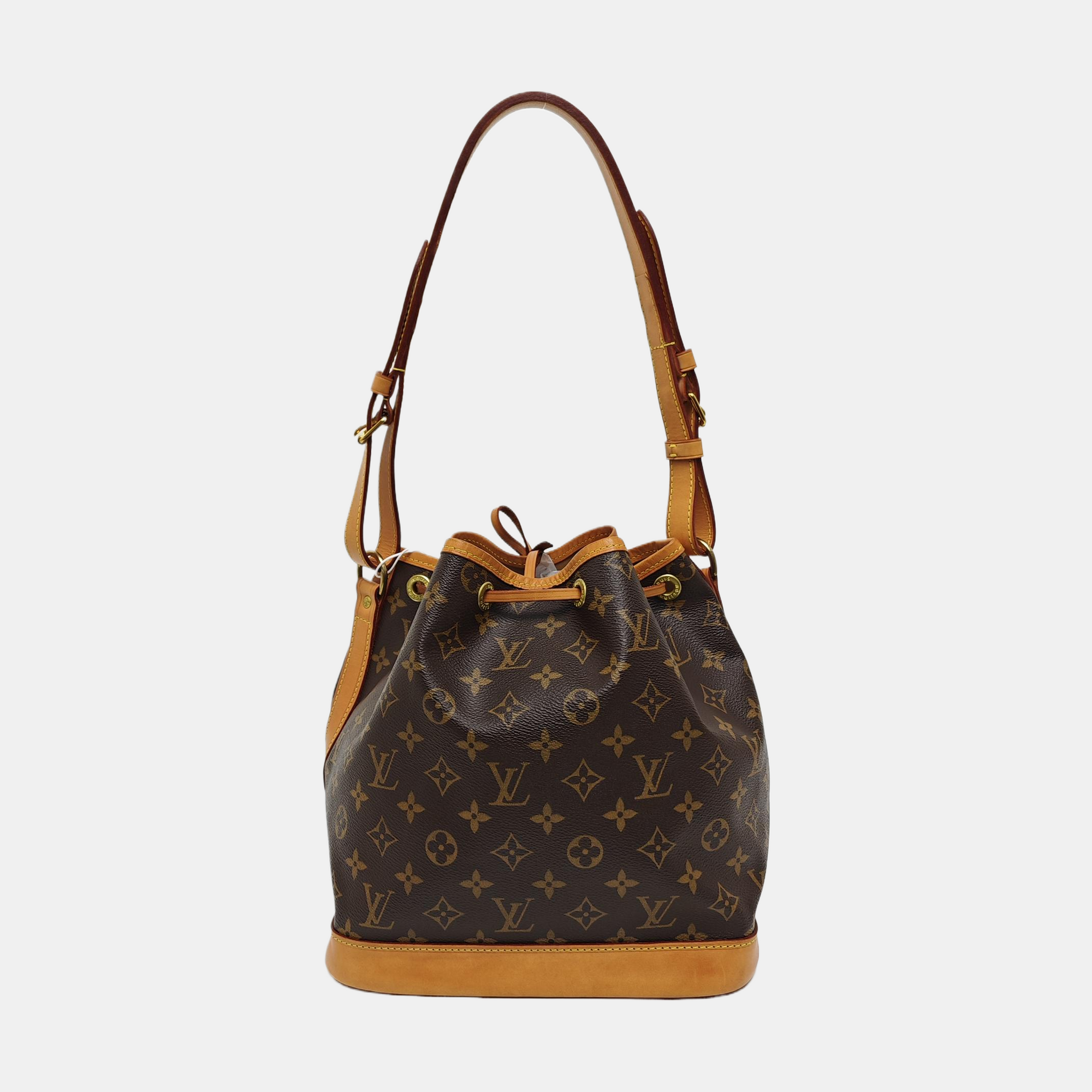 NOÉ MM Monogram Coated Canvas Brown
