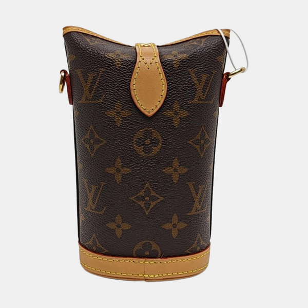 FOLD ME Monogram Coated Canvas Brown