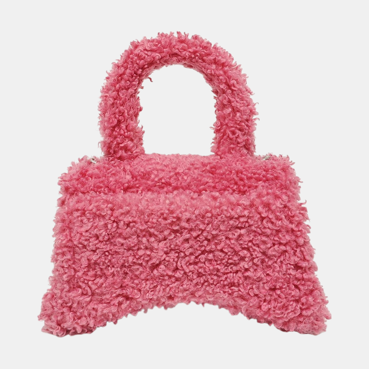 Hourglass Mini Sheepskin Pink