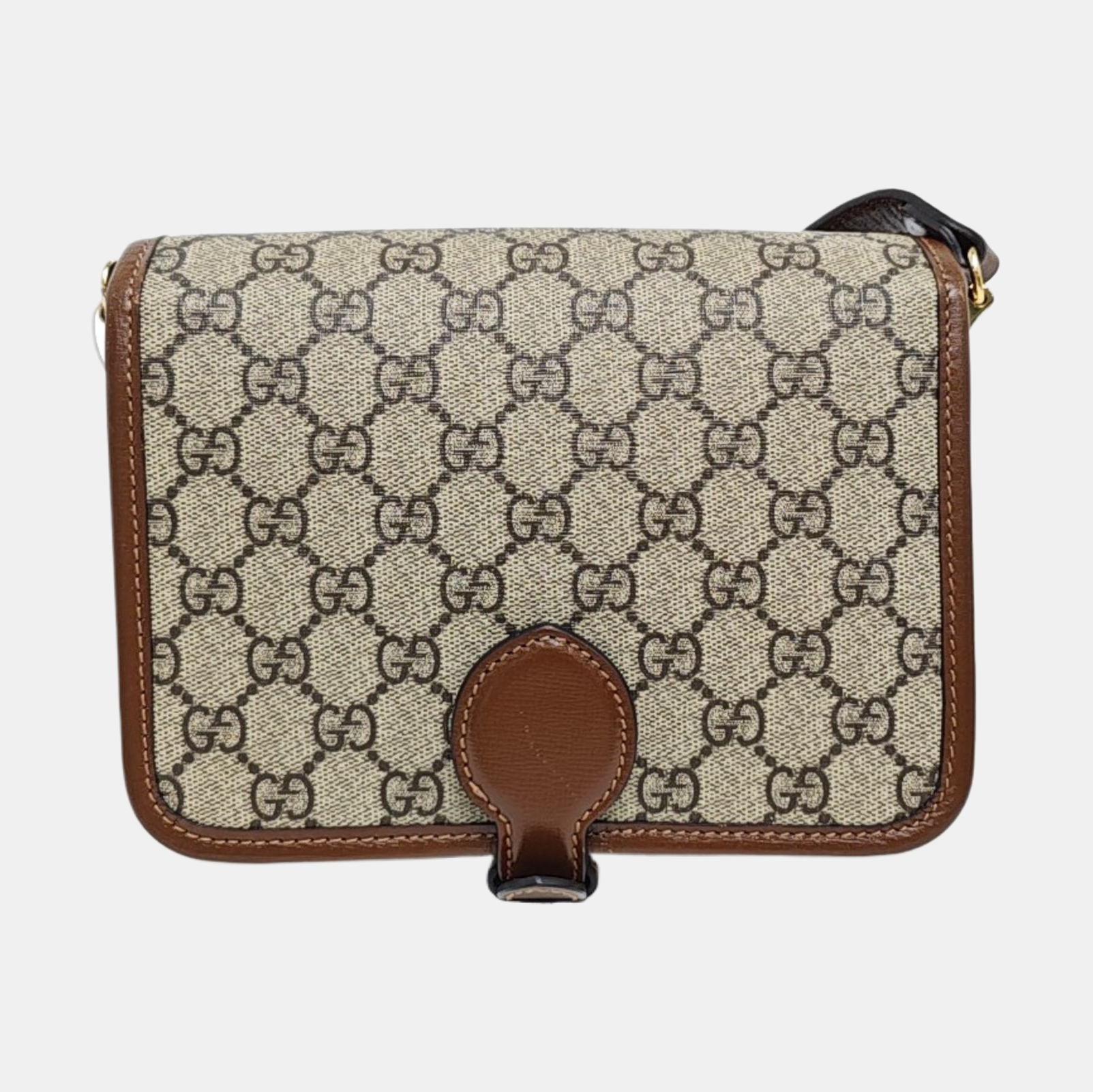 Retro Mini Monogram Coated Canvas Beige