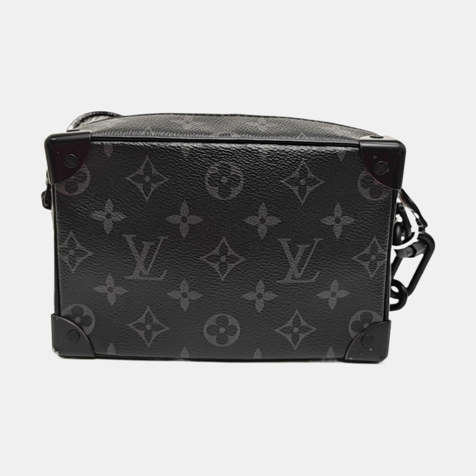 SOFT TRUNK Mini Monogram Coated Canvas Black