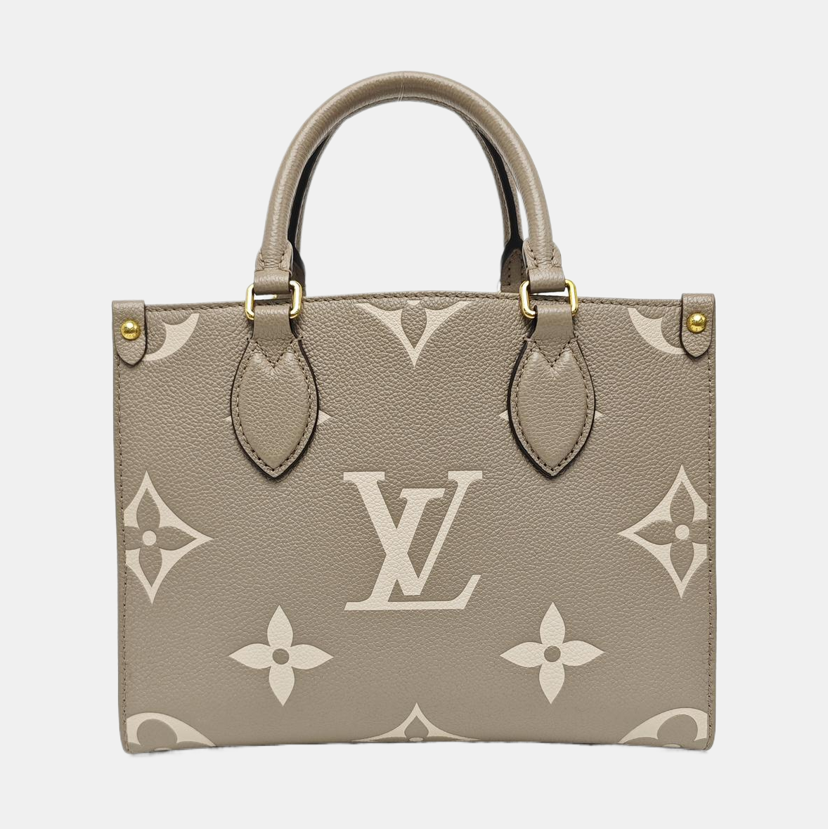 ONTHEGO PM Monogram Calfskin Gray