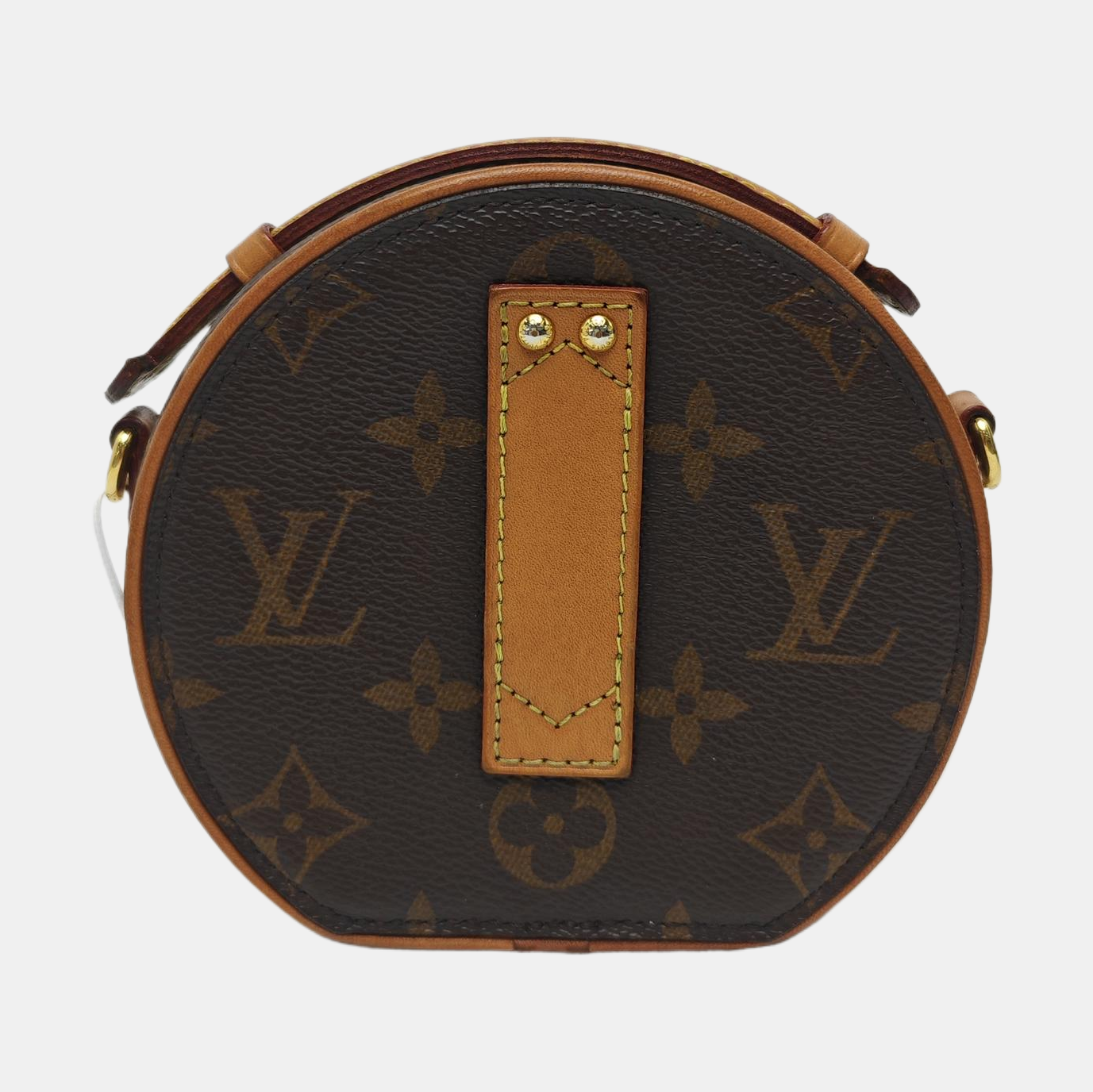 BOITE CHAPEAU Mini Monogram Coated Canvas Brown