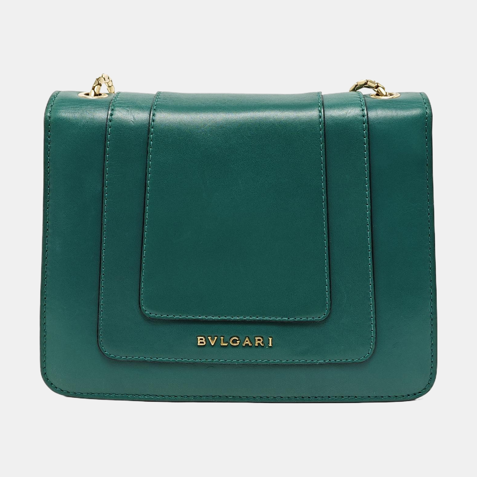 SERPENTI FOREVER Small Calfskin Green