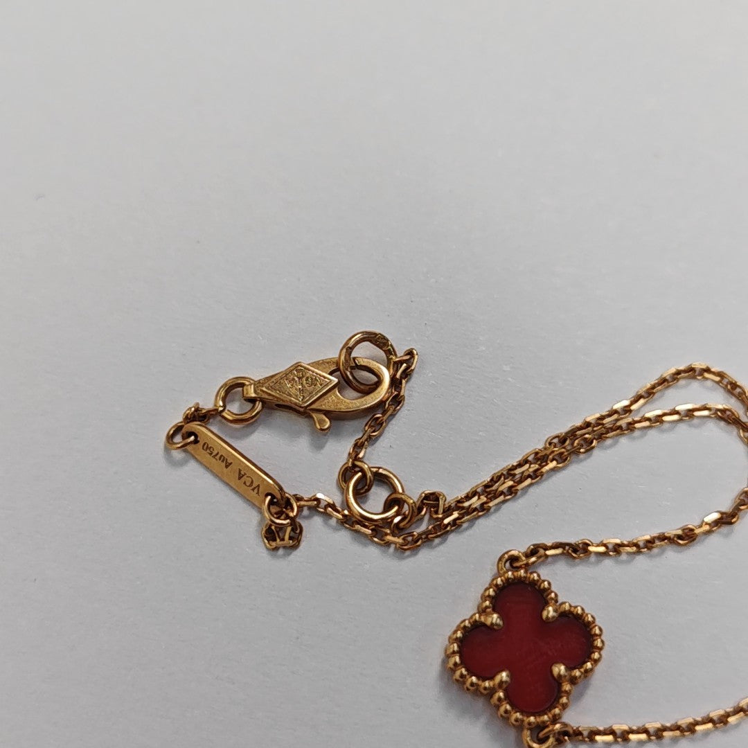 Sweet Alhambra 18k Rose Gold Bracelet