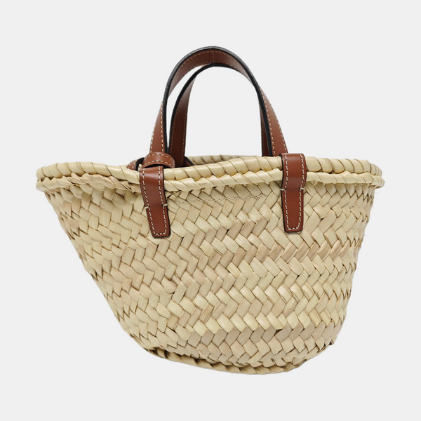 TEEN TRIOMPHE CELINE CLASSIC Mini Straw Beige