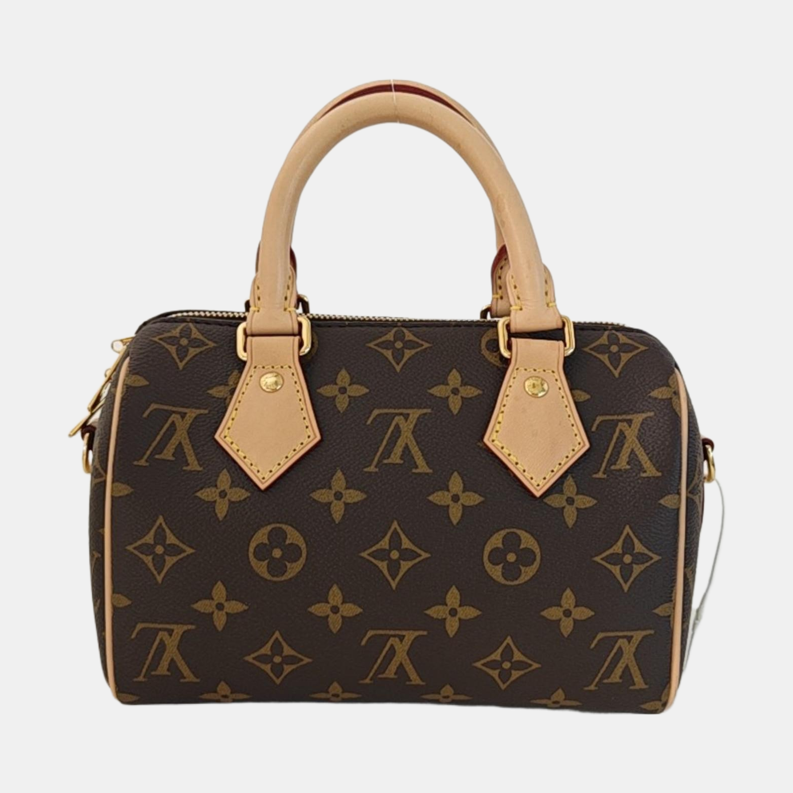 SPEEDY 20 Monogram Coated Canvas Brown