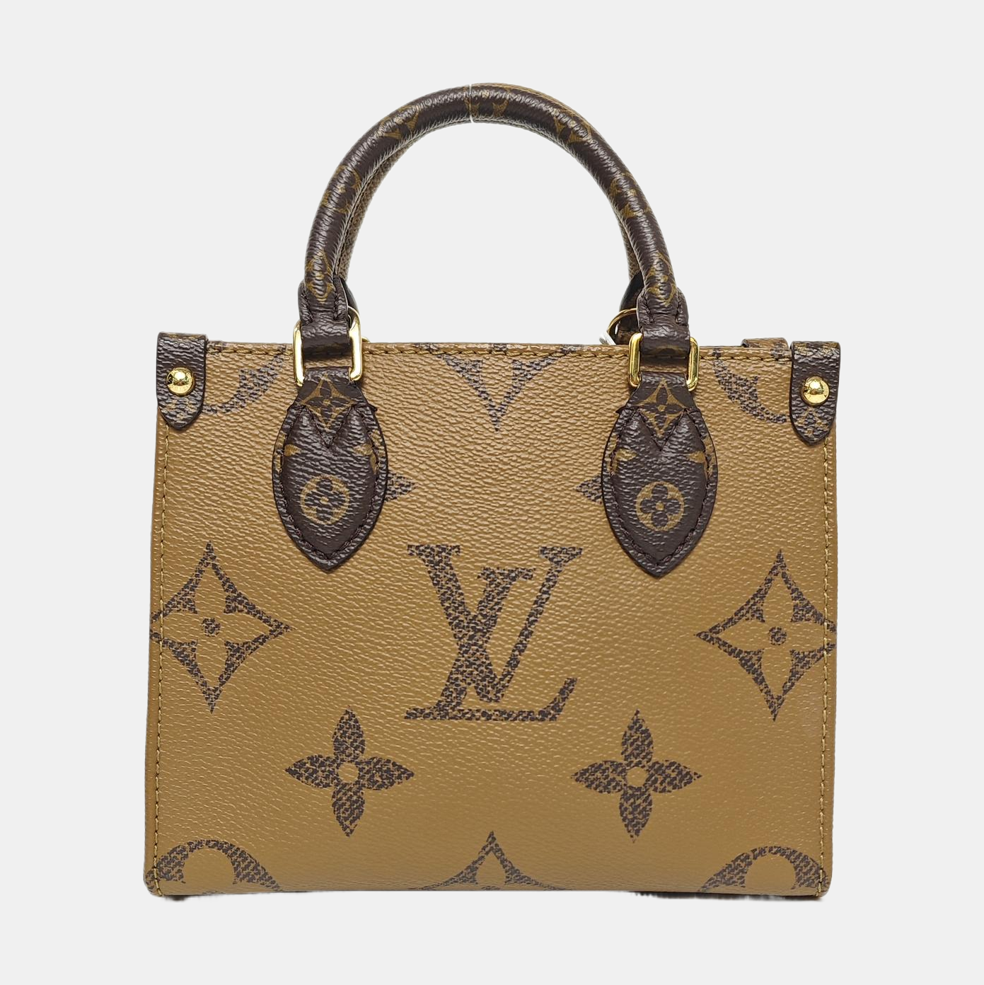 ONTHEGO BB Monogram Coated Canvas Brown