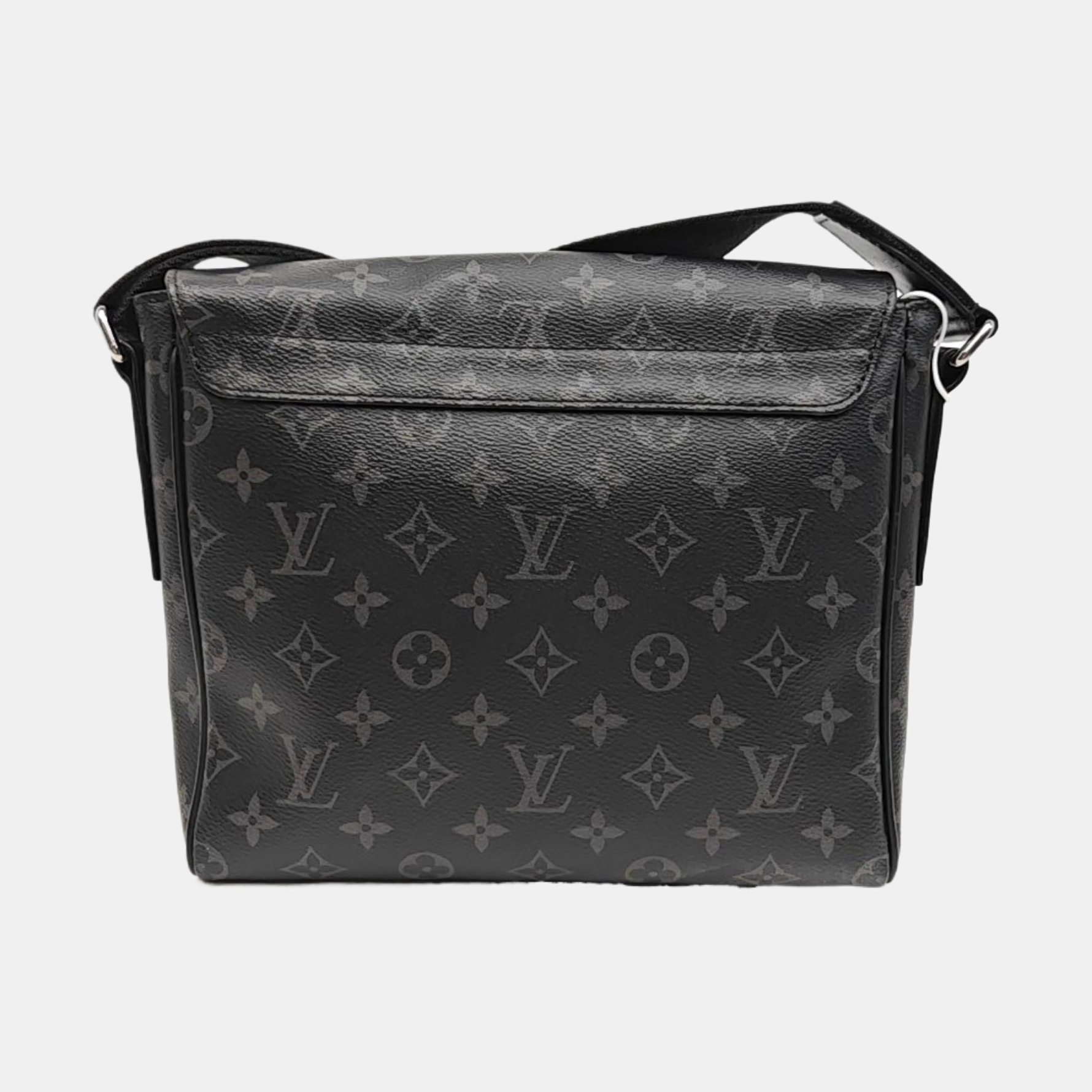 DISTRICT PM Monogram Coated Canvas Black