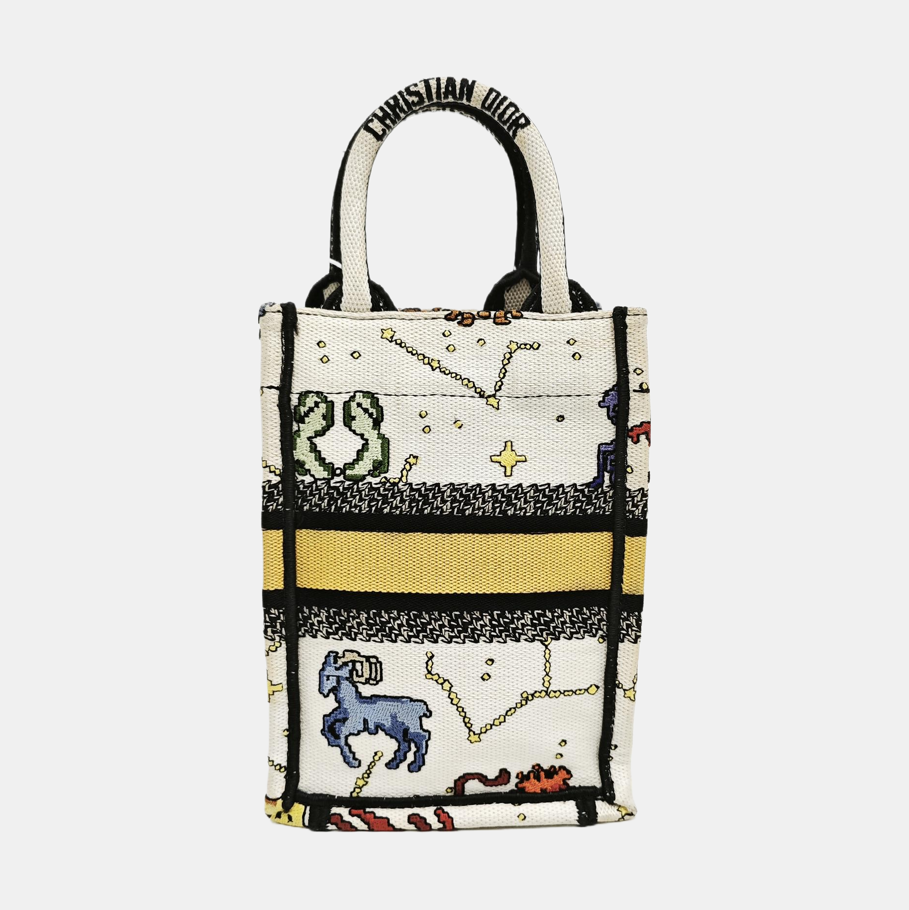 Book Tote Mini Canvas White