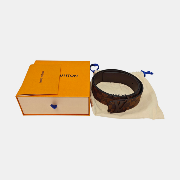 Coated Canvas Belt Brown