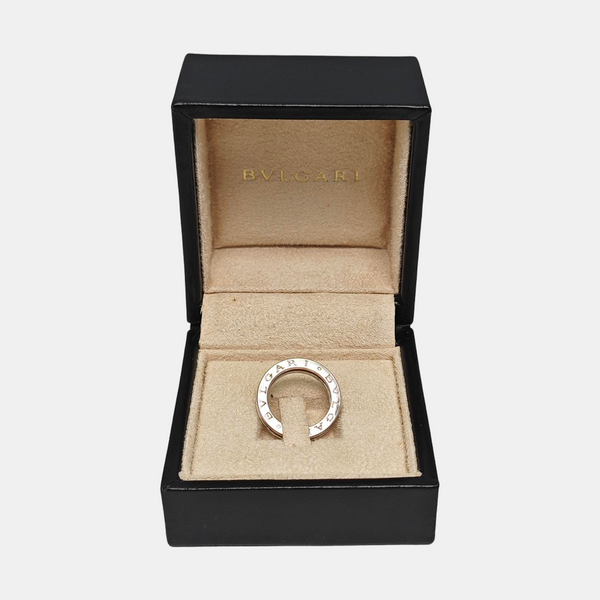 Anillo B.ZERO1 de oro blanco de 18k, plata, UE 48