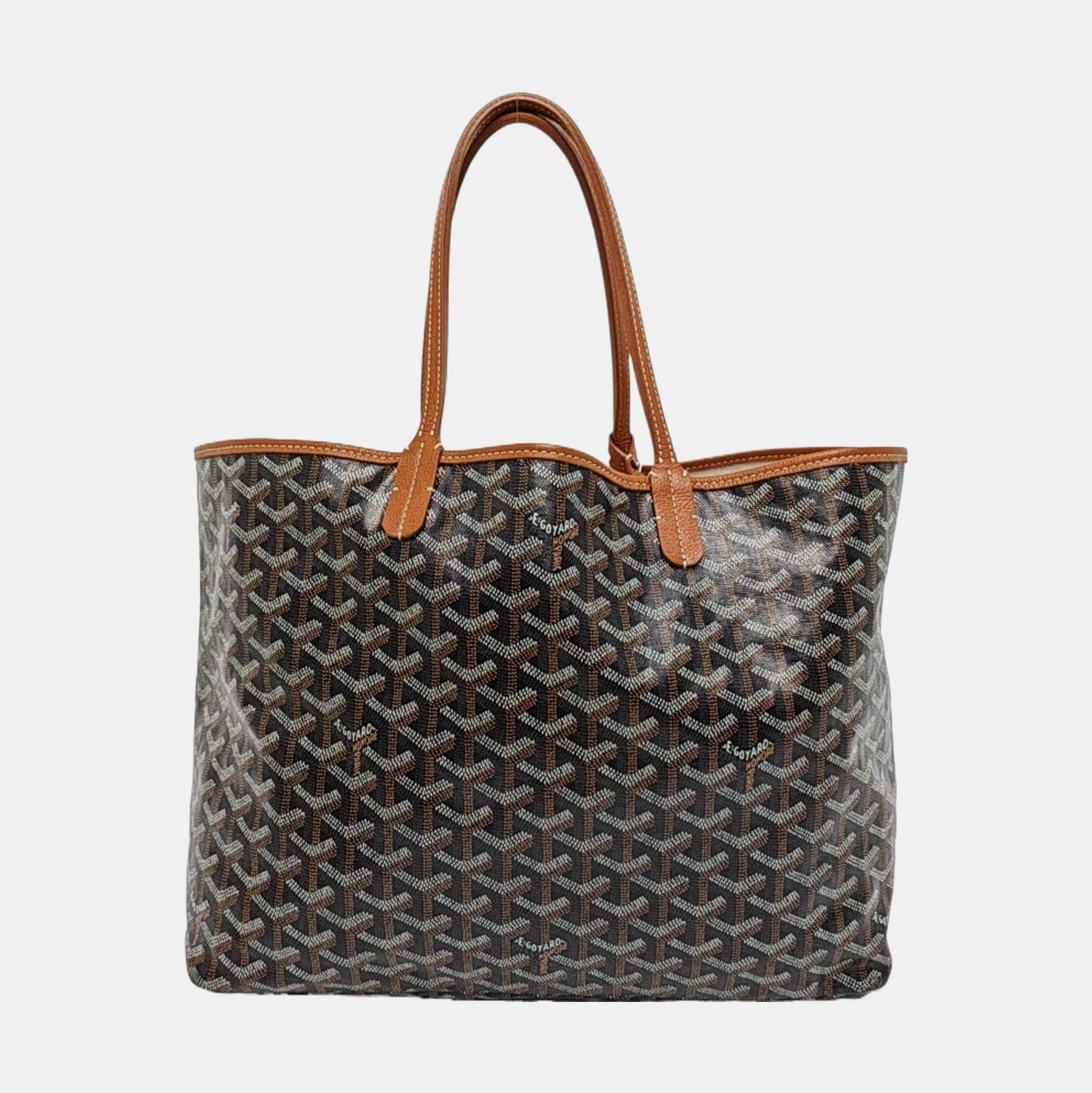 Authenticated pre-owned  Saint Louis PM Coated Canvas Black - Tote Bag at Looply