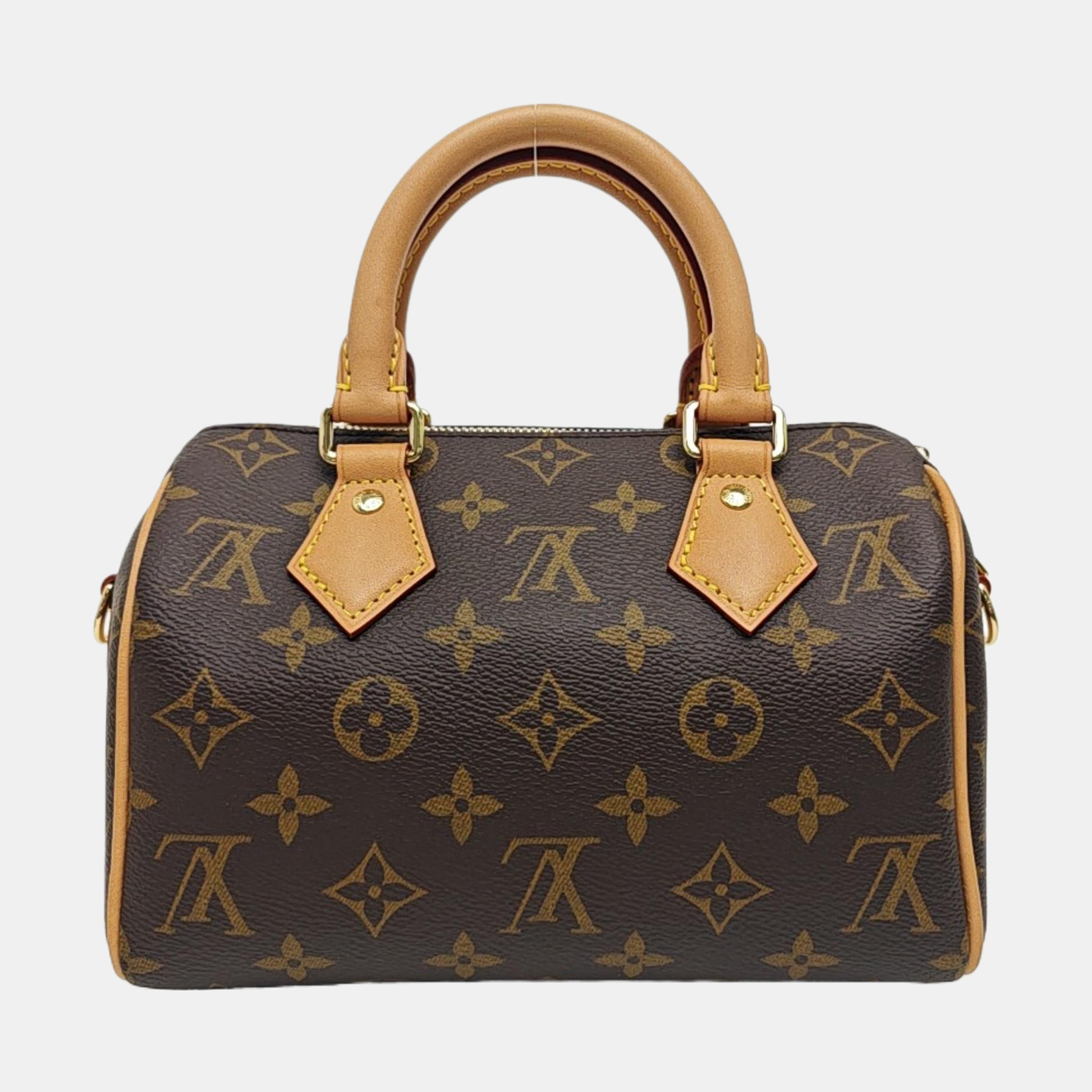 SPEEDY 20 Monogram Coated Canvas Brown