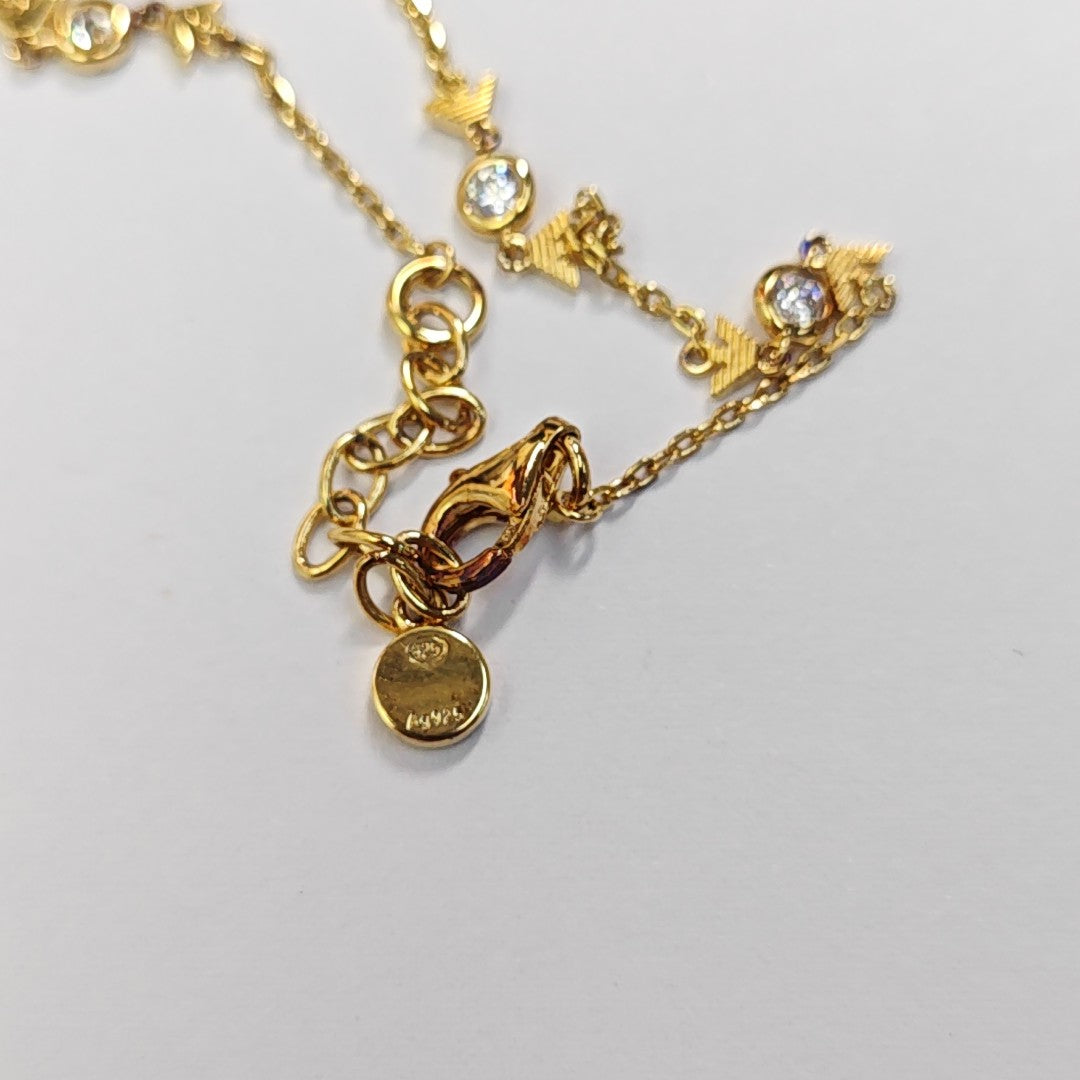 925 Sterling Silver Gold Bracelet