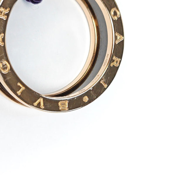 B.ZERO1 18k Rose Gold Ring EU 63