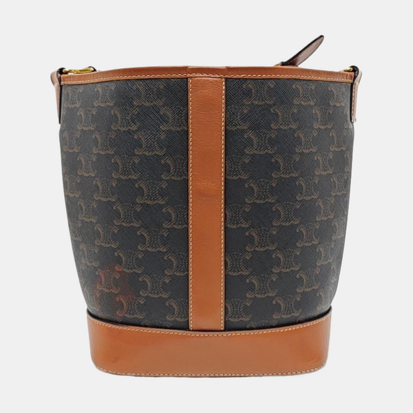 TRIOMPHE CANVAS Small Coated Canvas Brown
