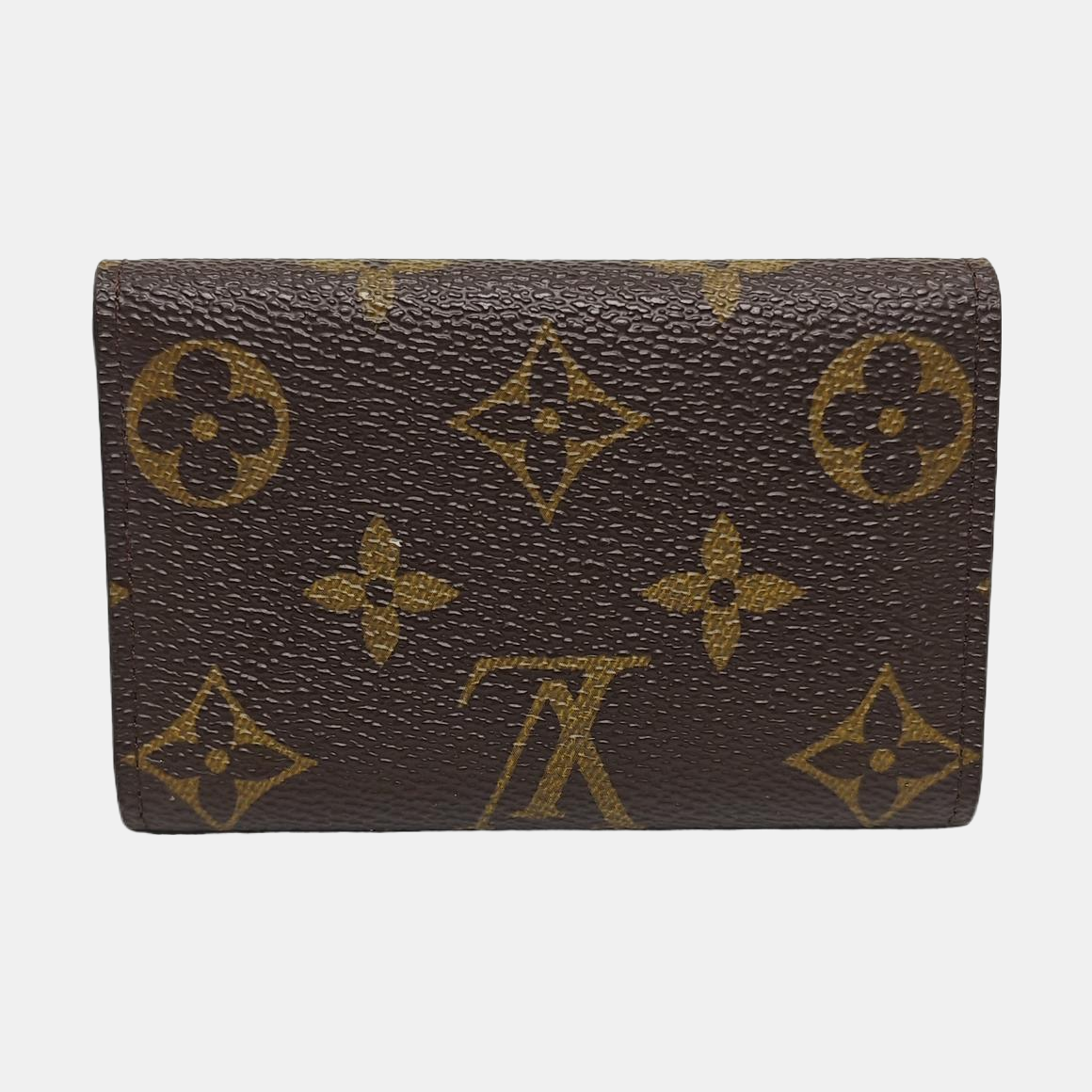 Monogram Coated Canvas Wallet Brown