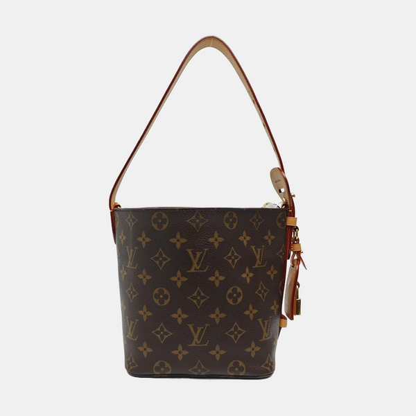 ALL IN Monogram Coated Canvas Brown