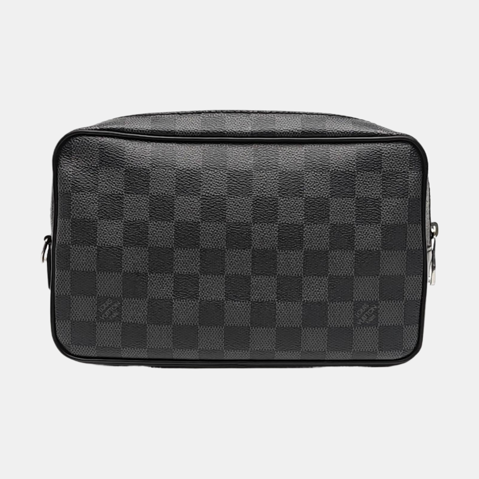 ALPHA Damier Graphite Coated Canvas Gray