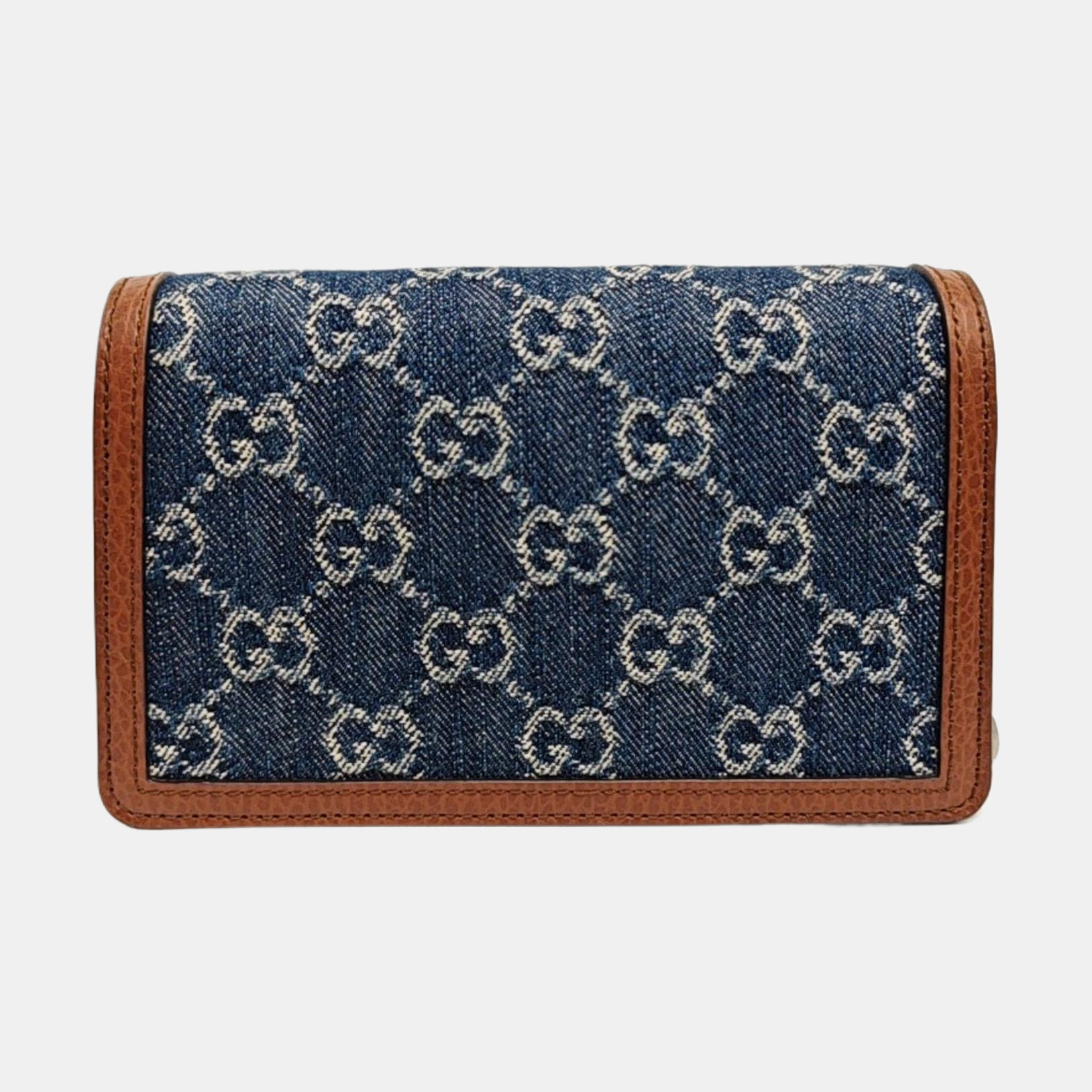 Dionysus Super Mini Monogram Denim Blue