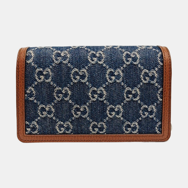 Dionysus Super Mini Monogram Denim Blue