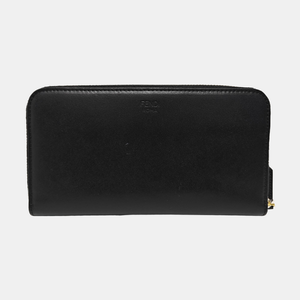 Monster Calfskin Black Wallet