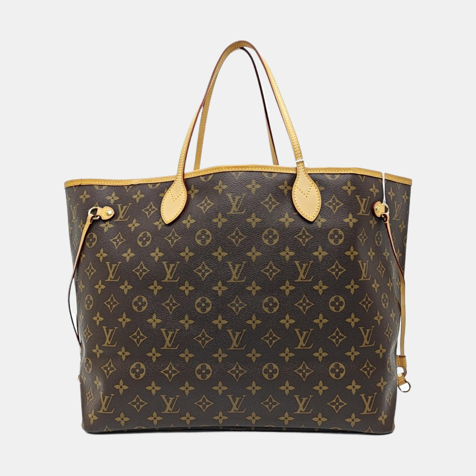 NEVERFULL GM Monogram Coated Canvas Brown