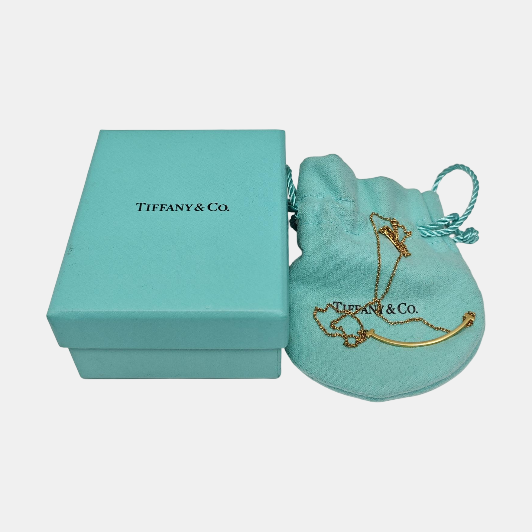 Tiffany T 18k Rose Gold Necklace