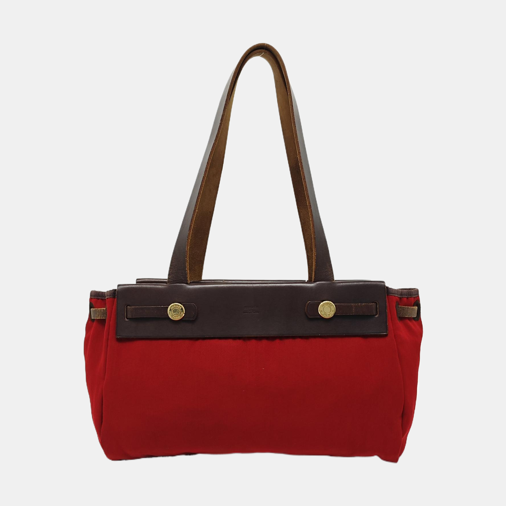 Herbag Cabas Small Canvas Red