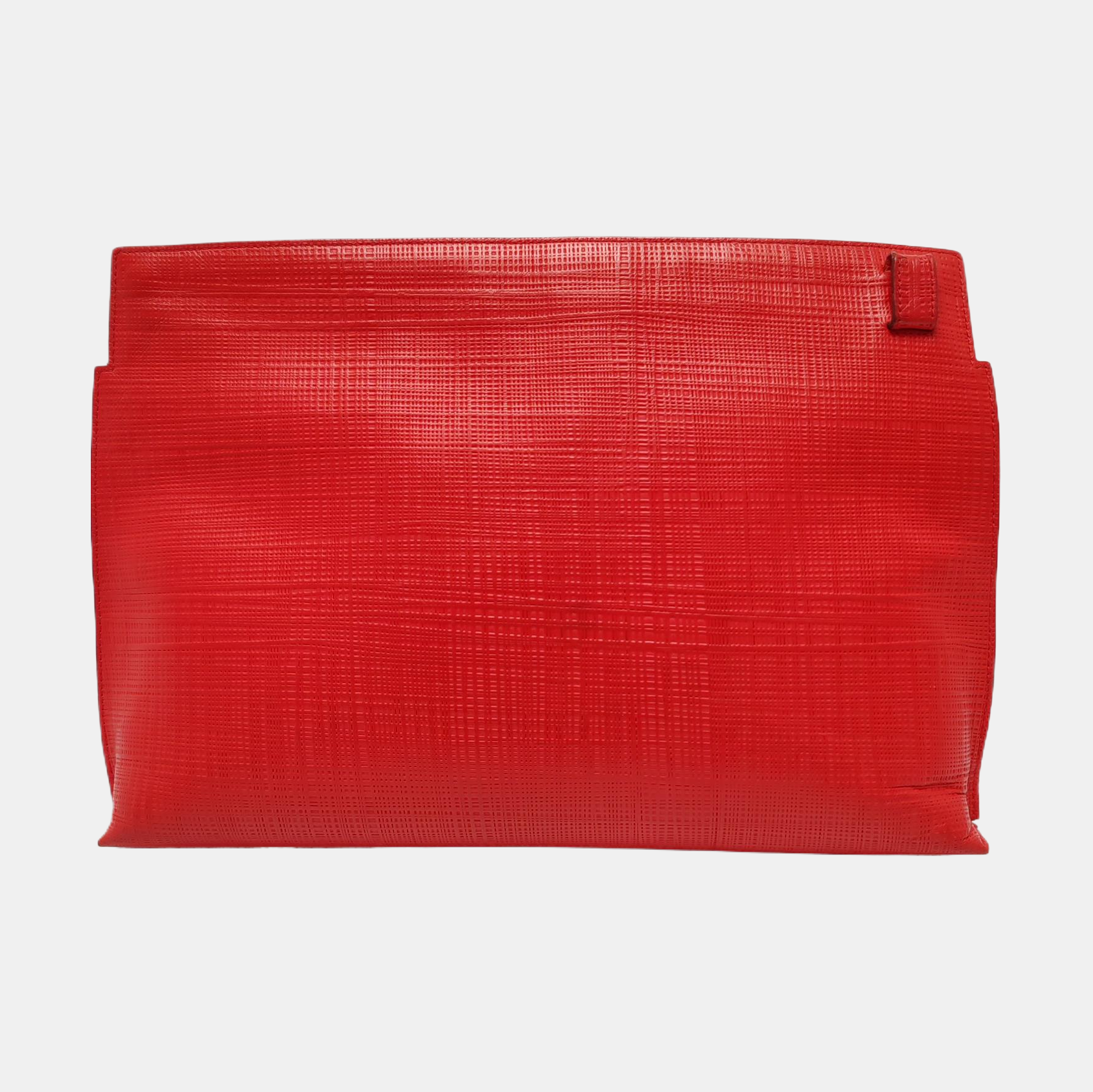 T Pouch Calfskin Red