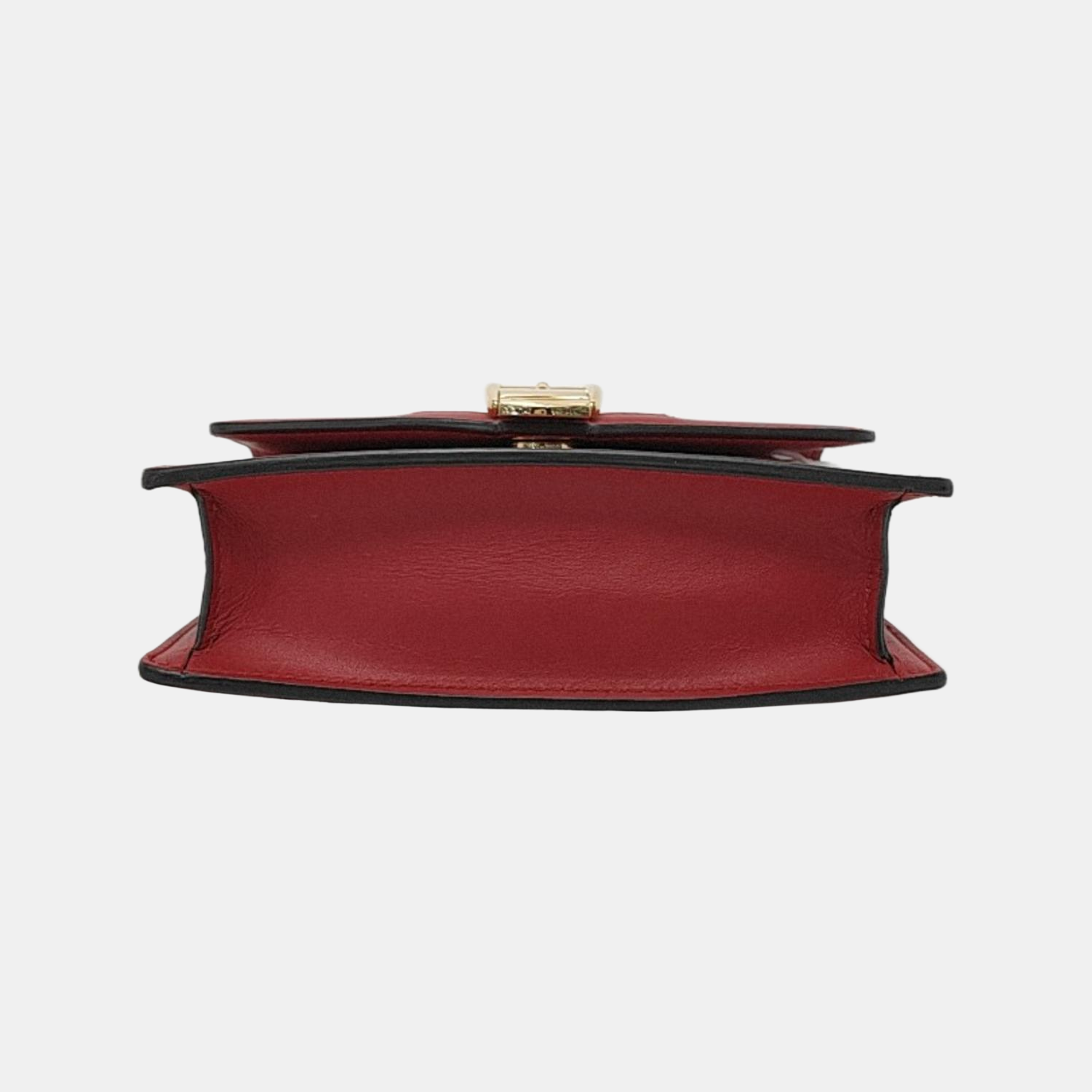 Authenticated pre-owned  Sylvie Super Mini Calfskin Red - Shoulder Bag at Looply