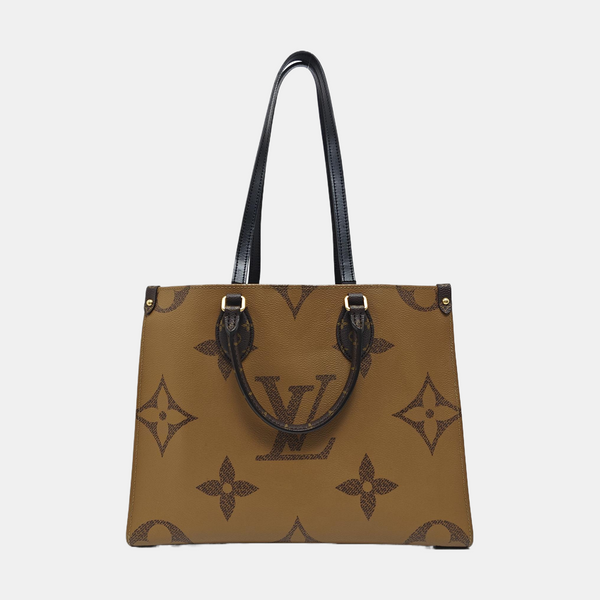 ONTHEGO MM Monogram Coated Canvas Brown